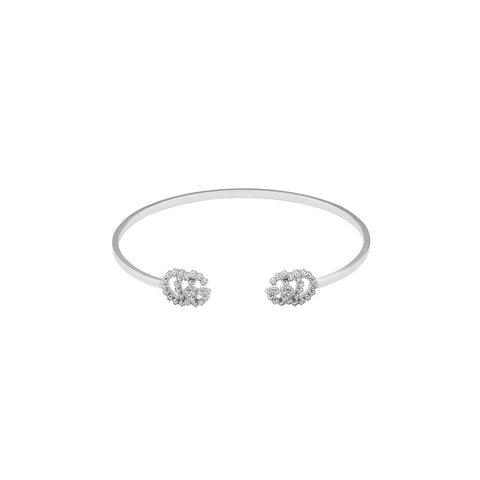 Gucci GG Running Bracelet with Diamonds-Gucci GG Running Bracelet with Diamonds -