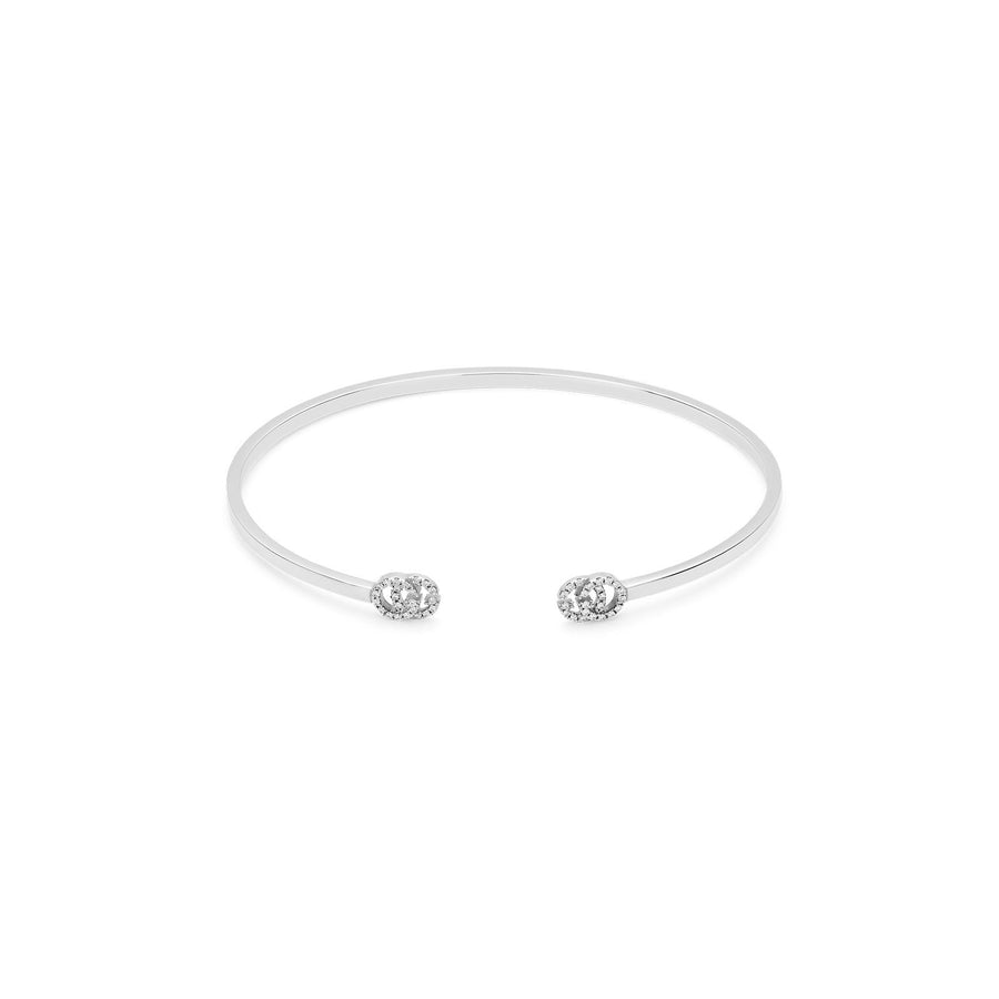 Gucci GG Running Cuff with Diamonds -