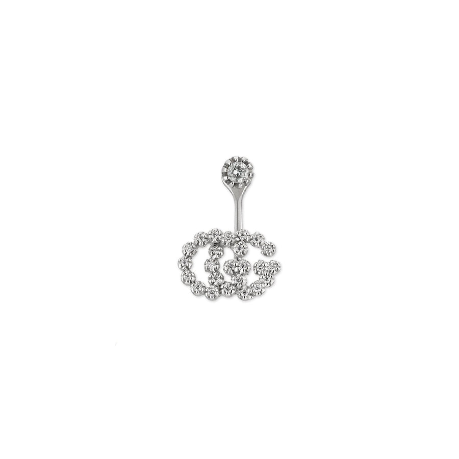 Gucci GG Running Earring with Diamonds -