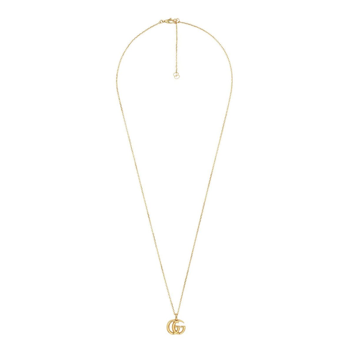 Gucci GG Running Necklace in Yellow Gold -