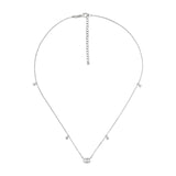 Gucci GG Running Necklace with Diamonds -