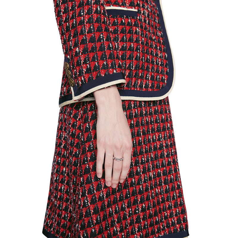 Gucci GG Running Ring in White Gold-Gucci GG Running Ring in White Gold -