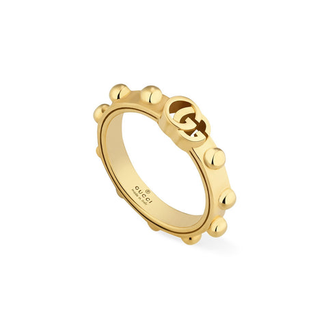 Gucci GG Running Ring in Yellow Gold-Gucci GG Running Ring in Yellow Gold -
