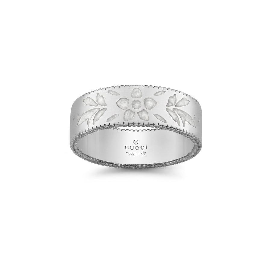 Gucci Icon Ring in White Gold - YBC434525003014