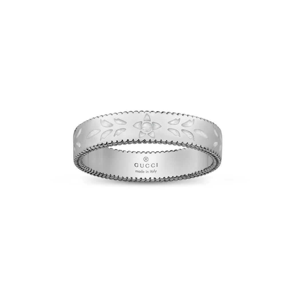 Gucci Icon Ring in White Gold -