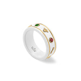 Gucci Icon Ring with Gemstones-Gucci Icon Ring with Gemstones -