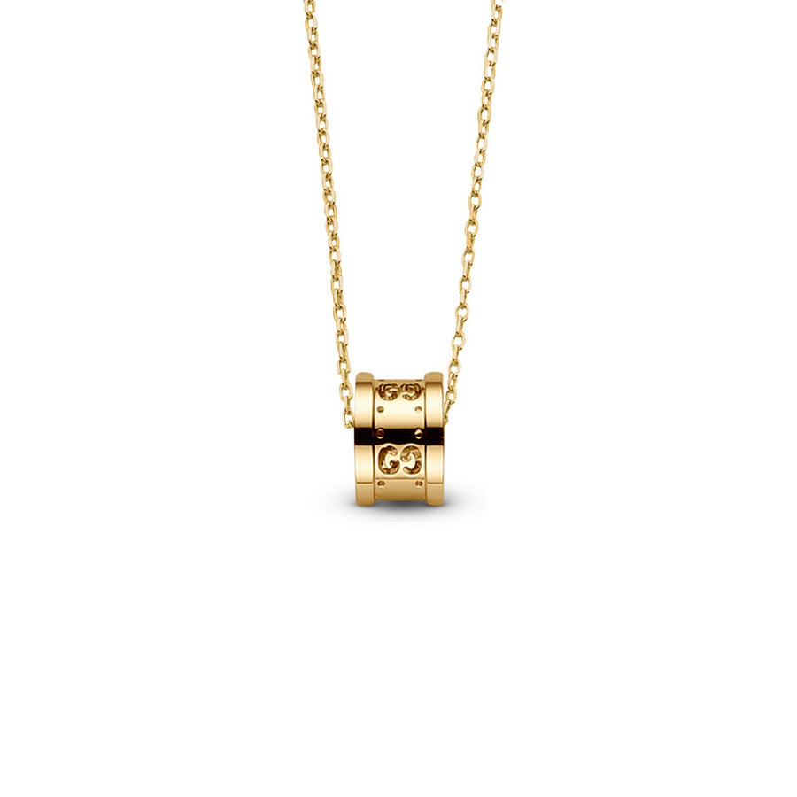 Gucci Icon Twirl Necklace in Yellow Gold -