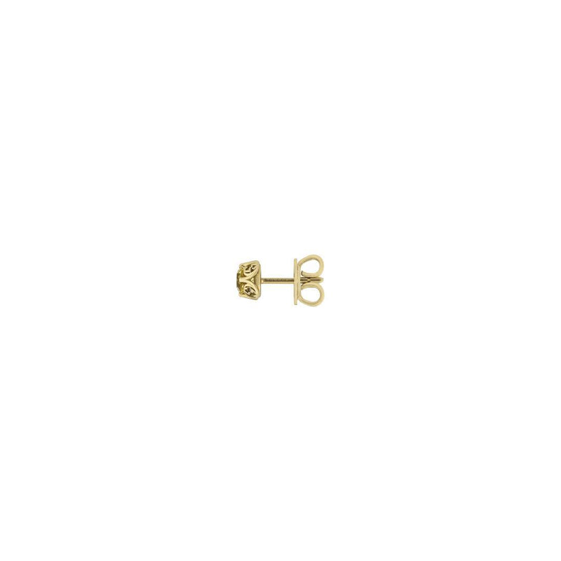 Gucci Yellow Gold Interlocking G Earrings