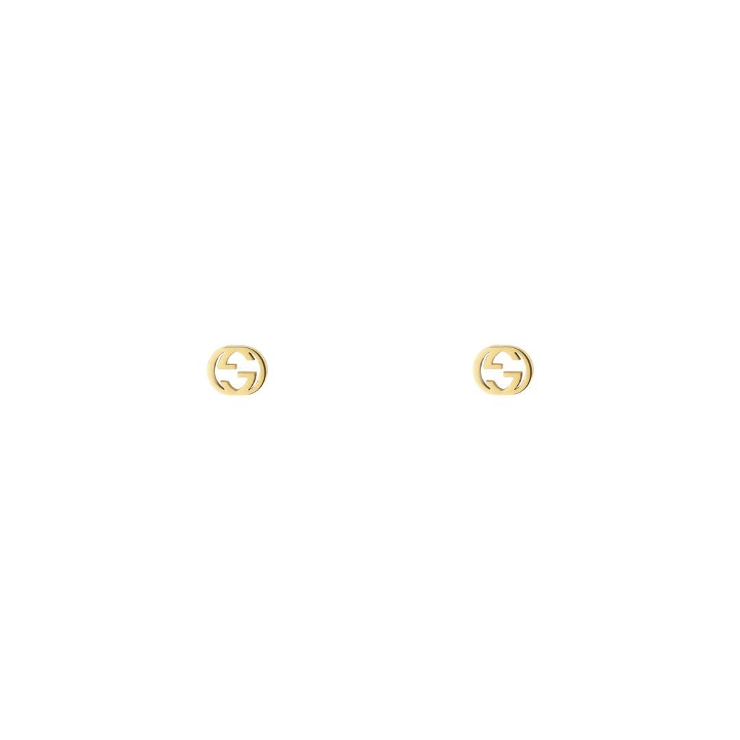 Gucci Interlocking G Gold Earrings - YBD662111001
