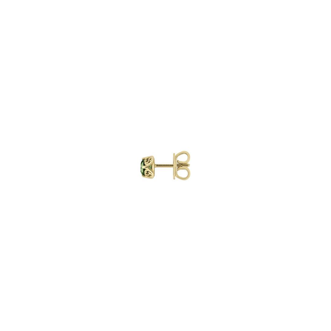 Gucci Interlocking G Green Tourmaline Earrings - YBD66242700100U