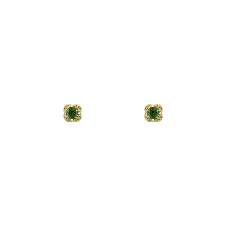 Gucci Interlocking G Green Tourmaline Earrings - YBD66242700100U