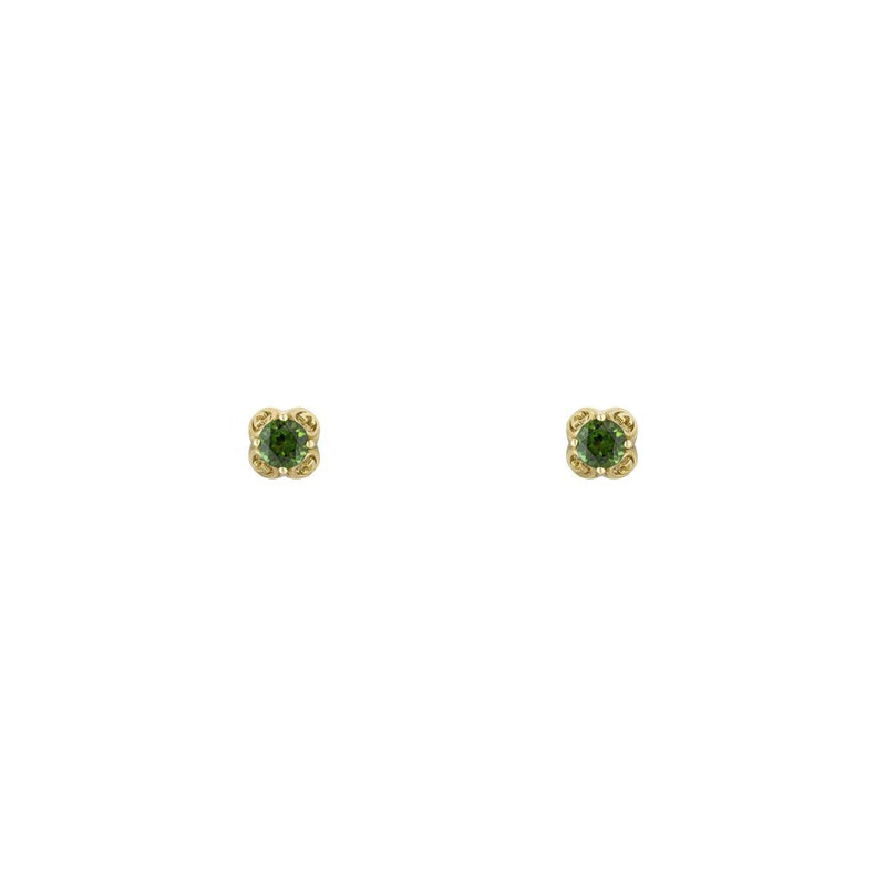 Gucci Interlocking G Green Tourmaline Earrings-Gucci Interlocking G Green Tourmaline Earrings - YBD66242700100U