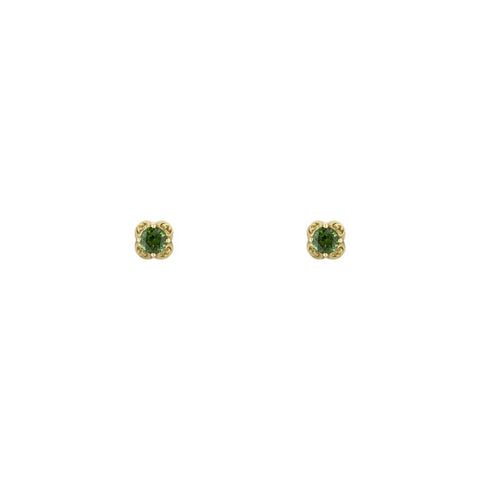 Gucci Interlocking G Green Tourmaline Earrings - YBD66242700100U
