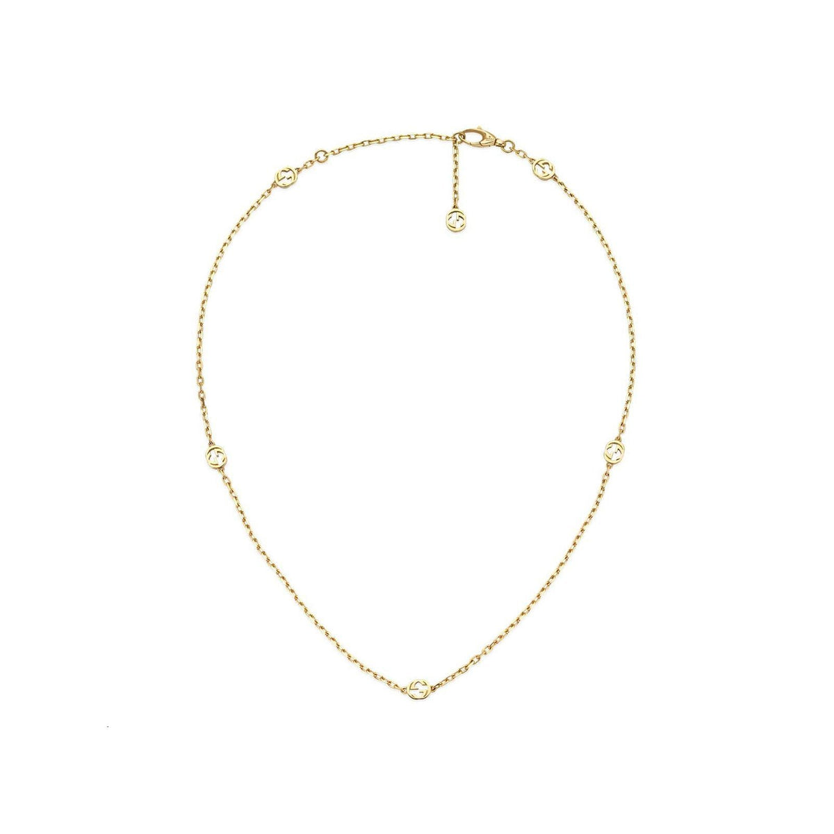 Gucci Interlocking GG Necklace - YBB62990100100U