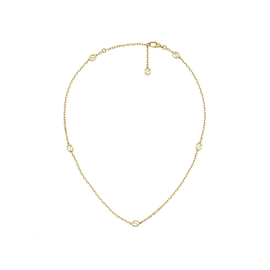 Gucci Interlocking GG Necklace - YBB62990100100U