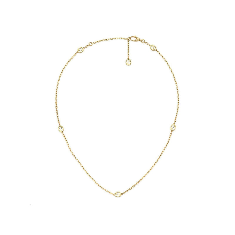 Gucci Interlocking GG Necklace-Gucci Interlocking GG Necklace - YBB62990100100U