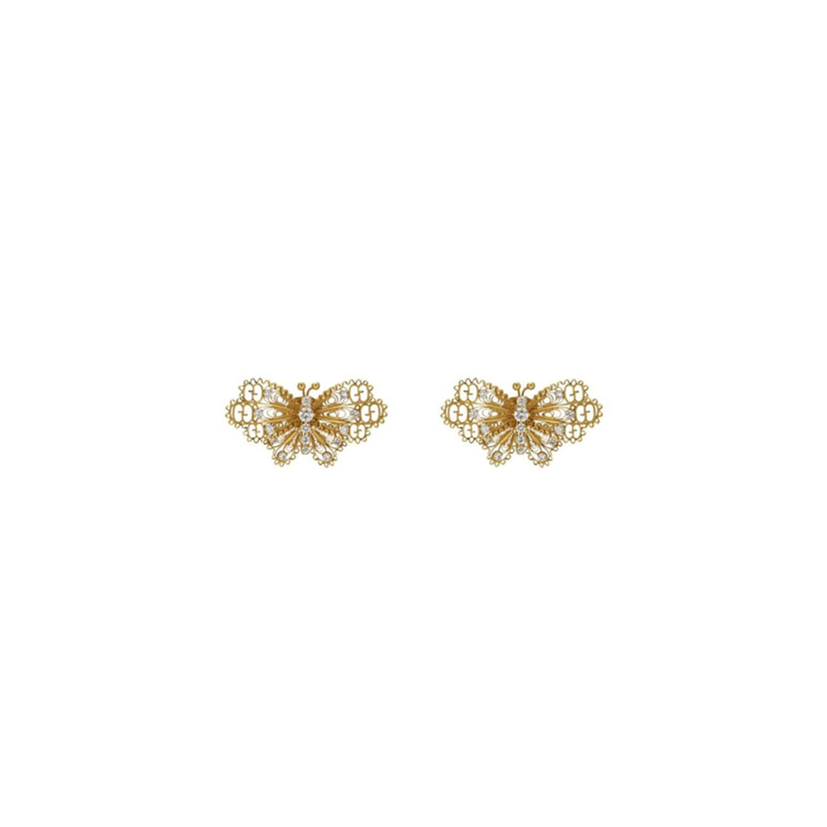 Gucci Le Marché des Merveilles Butterfly Earrings -