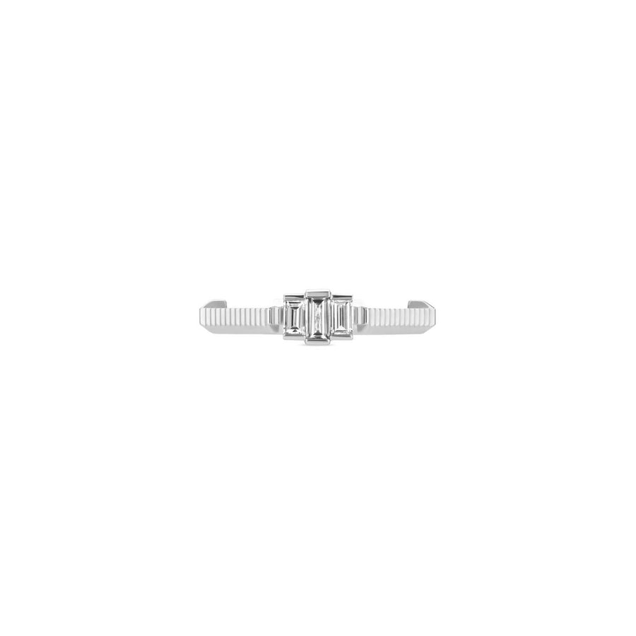 Gucci Link to Love Baguette Diamond Ring - YBC662457001012