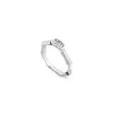 Gucci Link to Love Baguette Diamond Ring - YBC662457001012