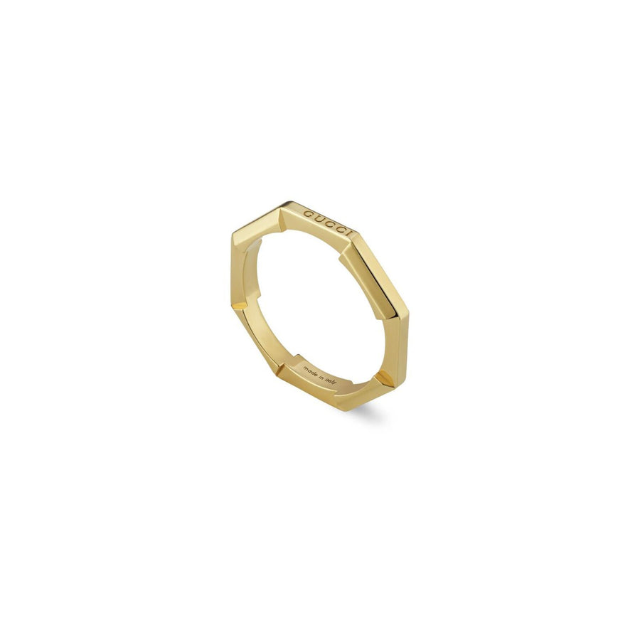 Gucci Link to Love Mirrored Ring - YBC662194001012