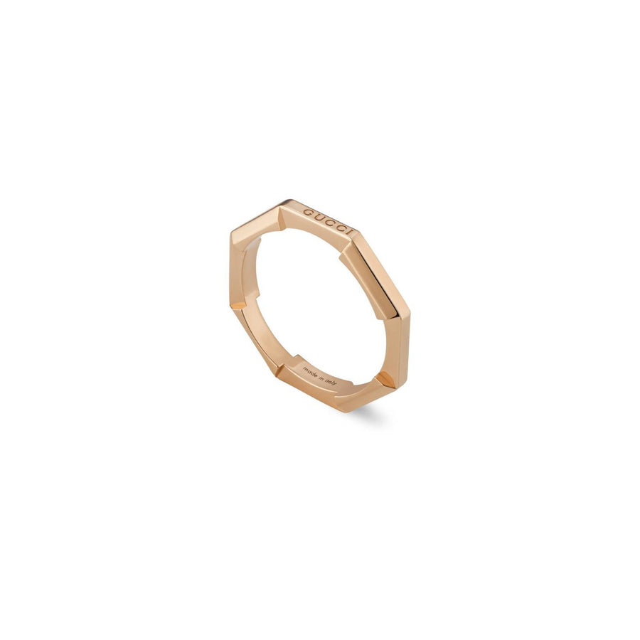 Gucci Link to Love Mirrored Ring - YBC662194002012