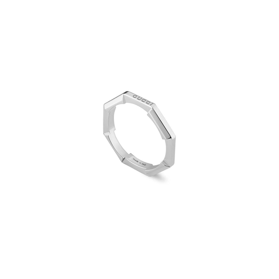 Gucci Link to Love Mirrored Ring - YBC662194003012