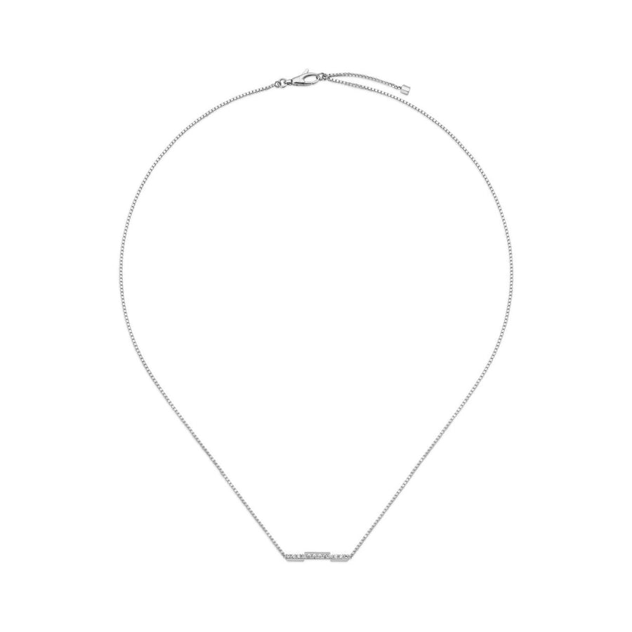 Gucci Link to Love necklace with Diamonds - YBB66213200100U