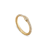 Gucci Ouroboros Ring in Gold and Diamonds-Gucci Ouroboros Ring in Gold and Diamonds -