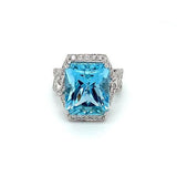 Gumuchian Aquamarine Diamond Ring -