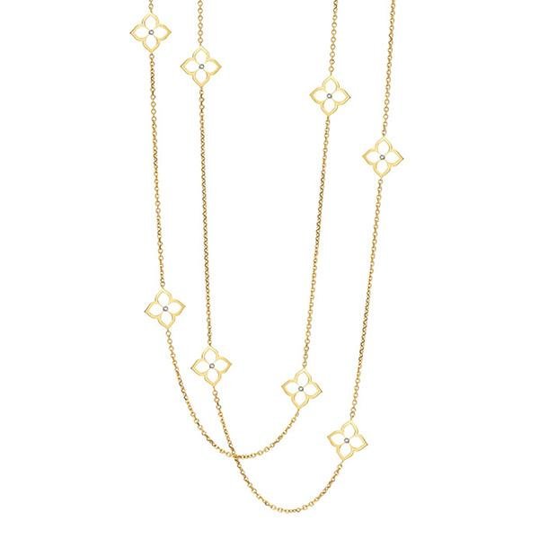 Gumuchian Clover Station Necklace -