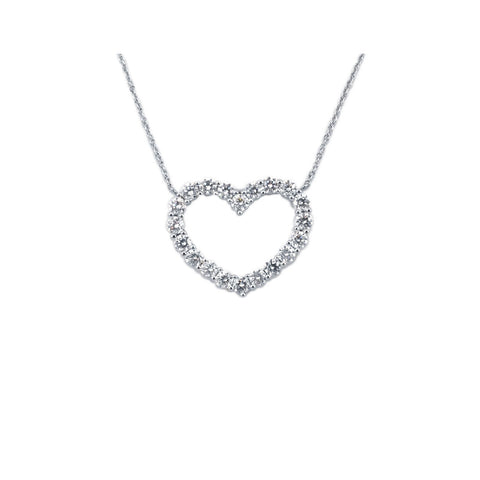 Gumuchian Diamond Heart Pendant and Chain - DNGUM00141