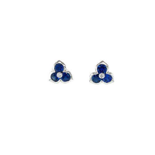 Gumuchian Sapphire Diamond Earrings - SEGUM00055