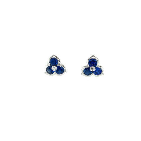 Gumuchian Sapphire Diamond Earrings-Gumuchian Sapphire Diamond Earrings - SEGUM00055