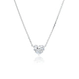 Heart-shaped Diamond Necklace-Heart-shaped Diamond Necklace - DNNKA00646