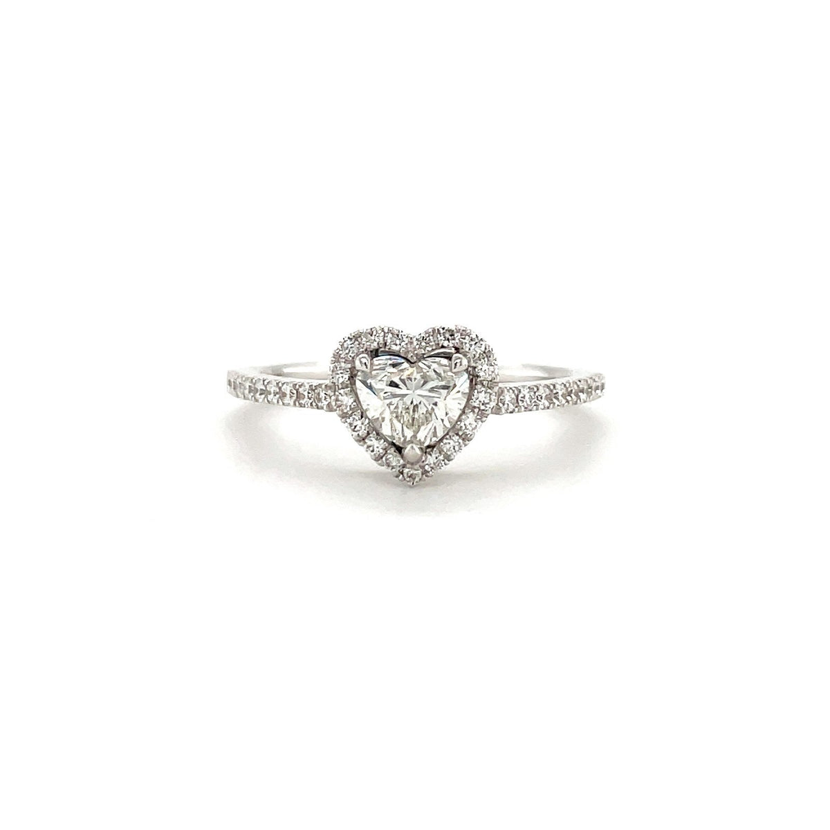 Heart-shaped Diamond Ring - DRUJD00497