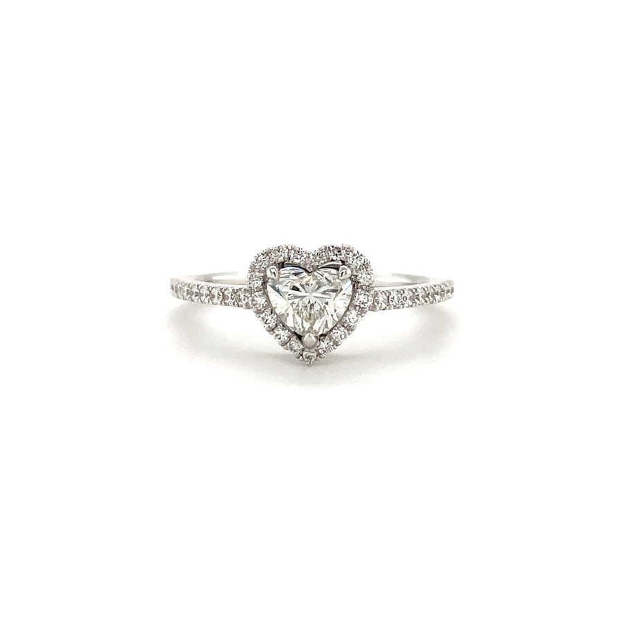 Heart-shaped Diamond Ring - DRUJD00497