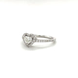 Heart-shaped Diamond Ring-Heart-shaped Diamond Ring - DRUJD00497