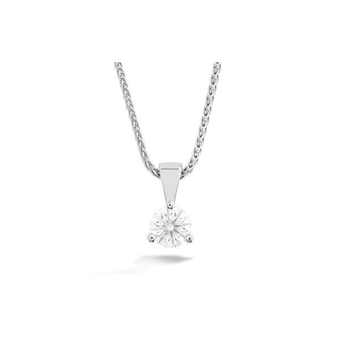 Hearts On Fire 3 Prongs Diamond Necklace -