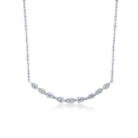 Hearts On Fire Aerial Dewdrop Diamond Necklace - HFPAERD00508W