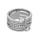 Hearts On Fire Aerial Four Row Right Hand Ring -