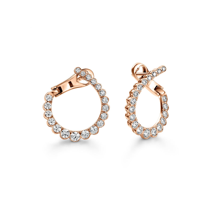 Hearts On Fire Aerial Regal Diamond Hoop Earrings - HOOPAERS00988R