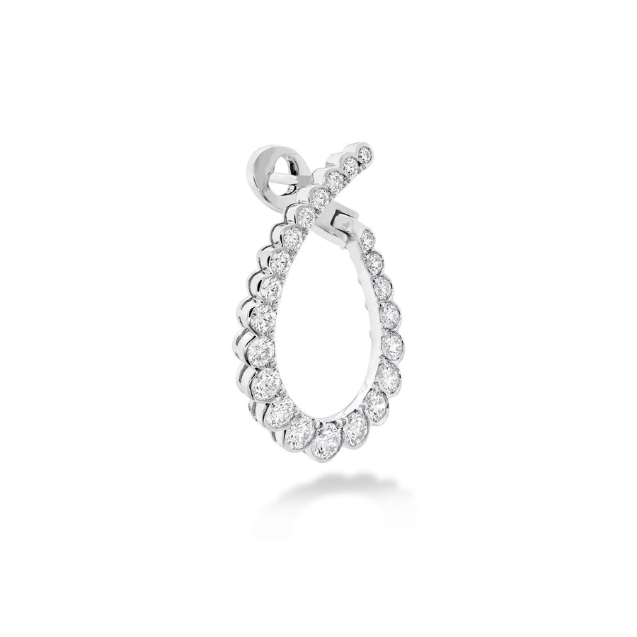 Hearts On Fire Aerial Regal Diamond Hoop Earrings -