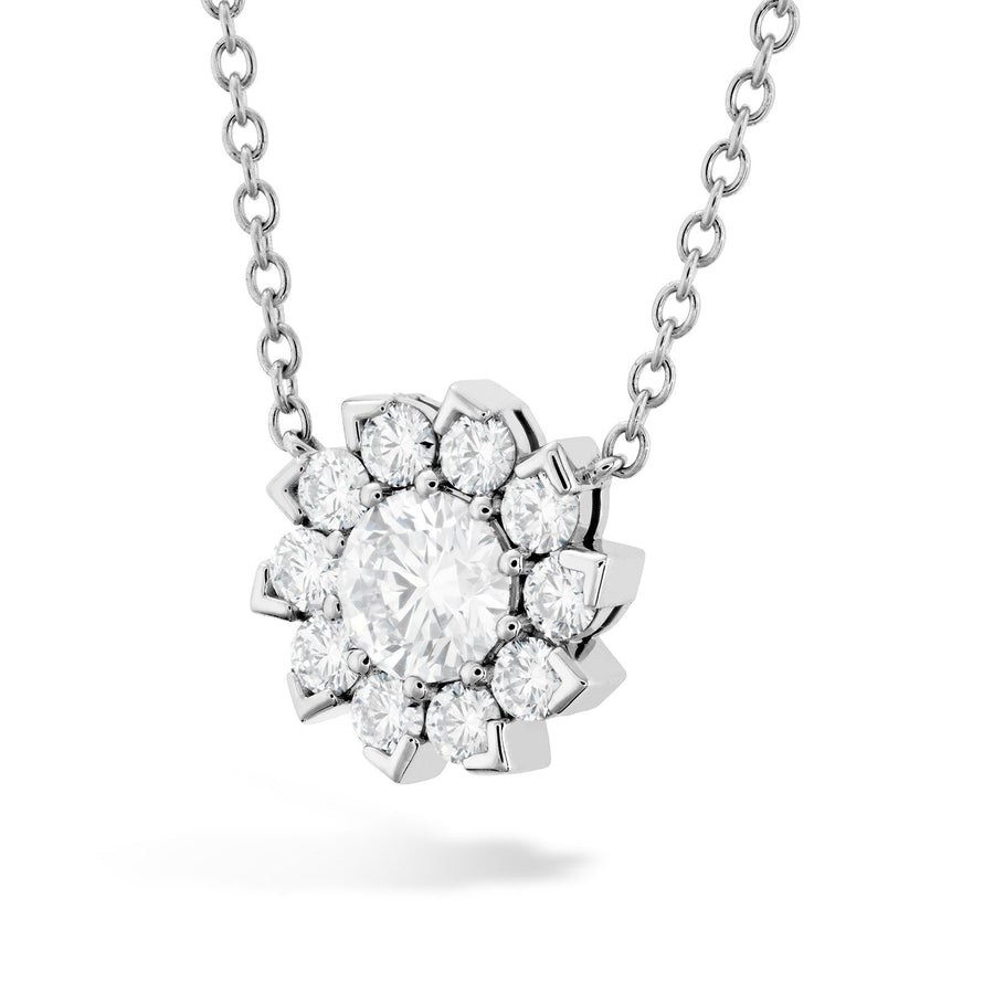 Hearts On Fire Aerial Sol Halo Necklace -