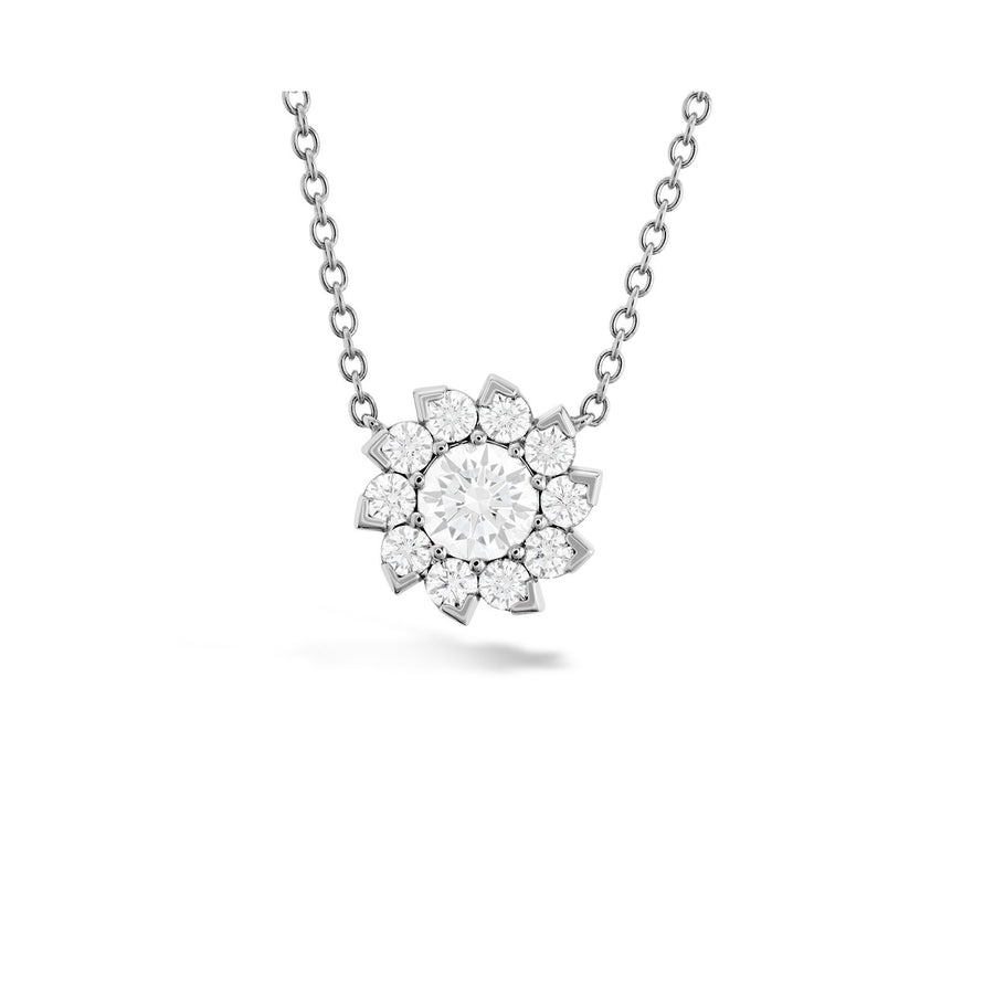Hearts On Fire Aerial Sol Halo Necklace -