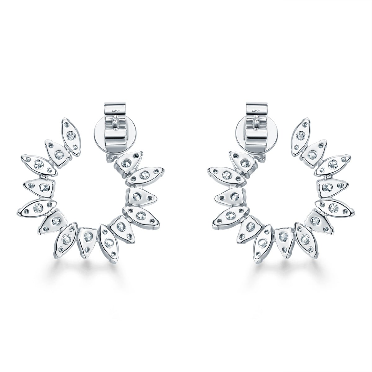 Hearts On Fire Aerial Sunburst Wrap Earrings - HFEAERSW01258W