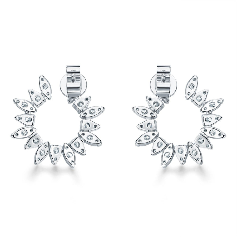 Hearts On Fire Aerial Sunburst Wrap Earrings - HFEAERSW01258W