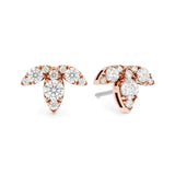 Hearts On Fire Aerial Triple Diamond Stud Earrings -