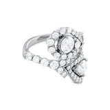 Hearts On Fire Aerial Victorian Bypass Diamond Ring -