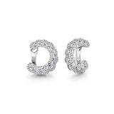 Hearts On Fire Aurora Diamond Hoop Earrings - HFEAURH03358W-C
