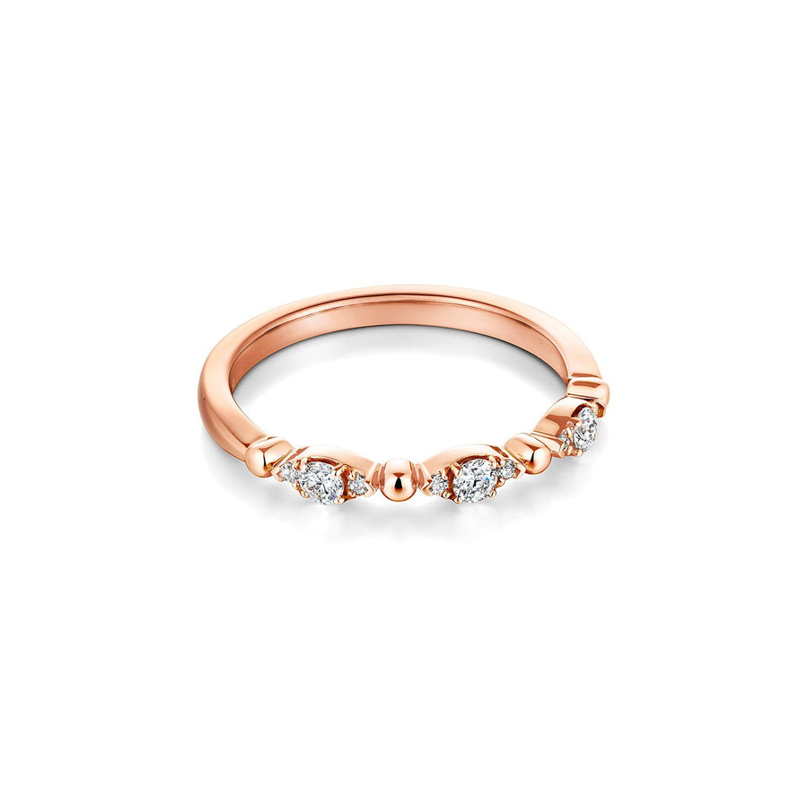 Hearts On Fire Beaded Regal Band -